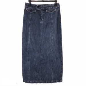 Vintage Eddie Bauer Denim Pencil Skirt, Size 4